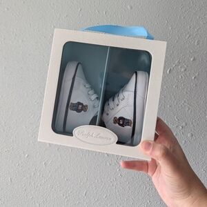 NIB Ralph Lauren Bear Tennis shoes